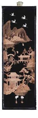 Asian Cork Wall Hanging