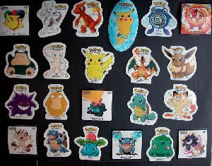 POKEMON STICKERS (12 stickers) FREE SHIPPING