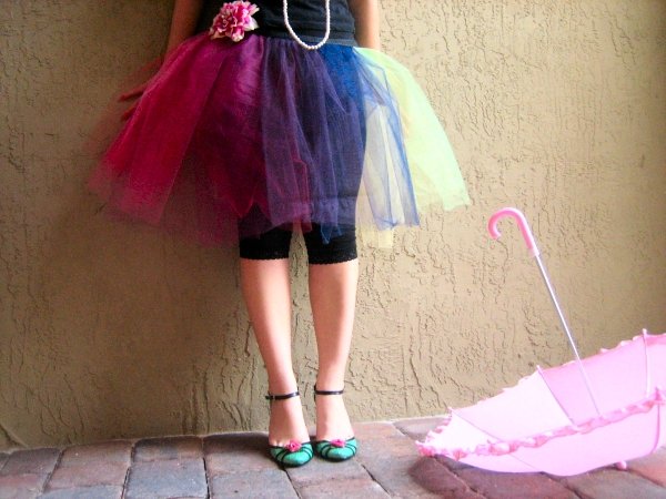 80's Costume Cosplay Ballerina Ballet Petticoat Skirt