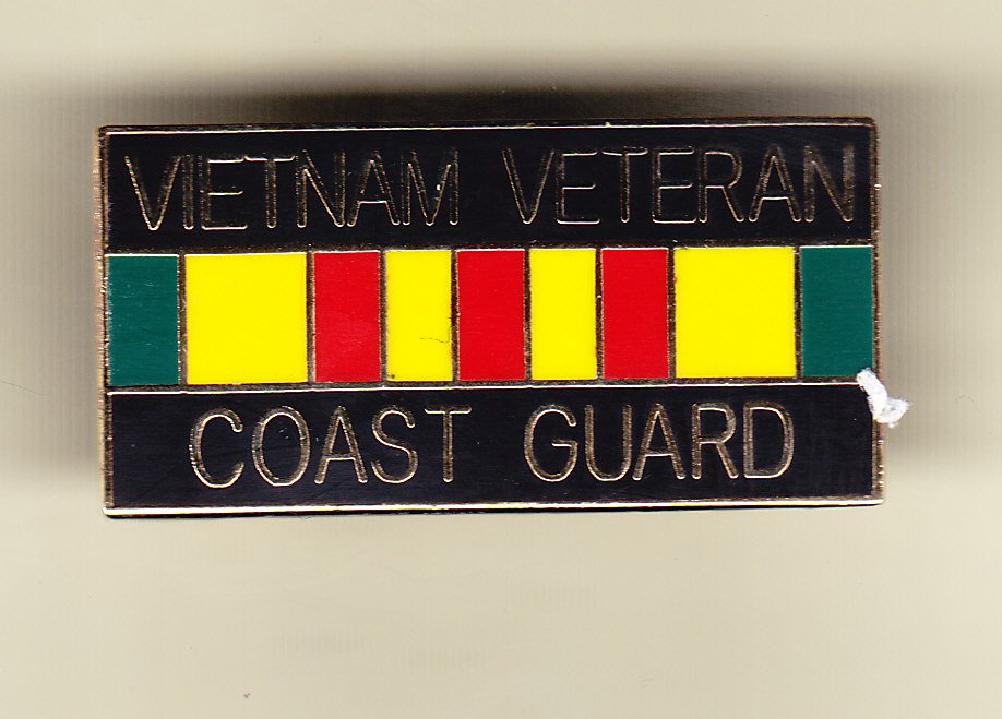 Vietnam Veteran Coast Guard Hat Pin