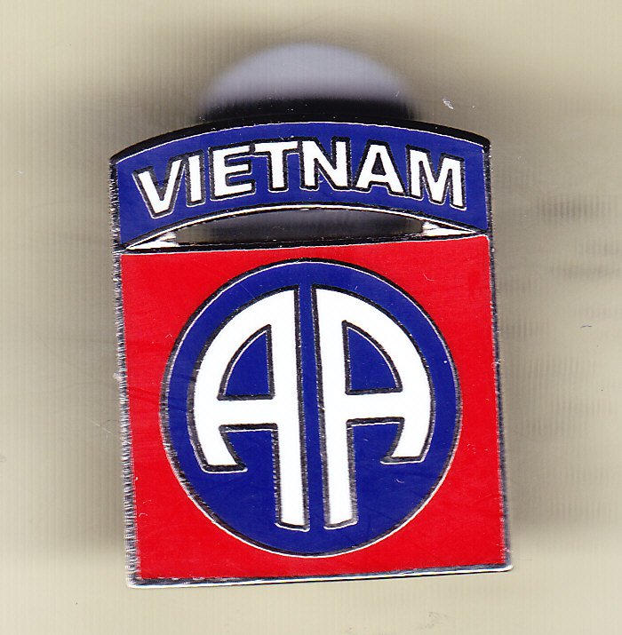 82nd Airbone Division Vietnam Hat Pin