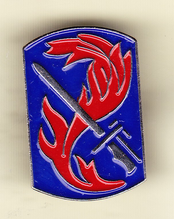 198th Infantry Brigade Hat Pin