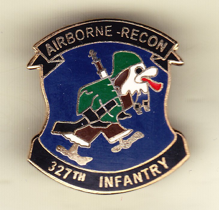 327th Airborne Regiment Hat Pin