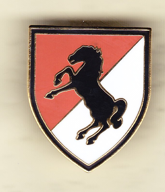 11th Armored Cavalry Regiment Hat Pin