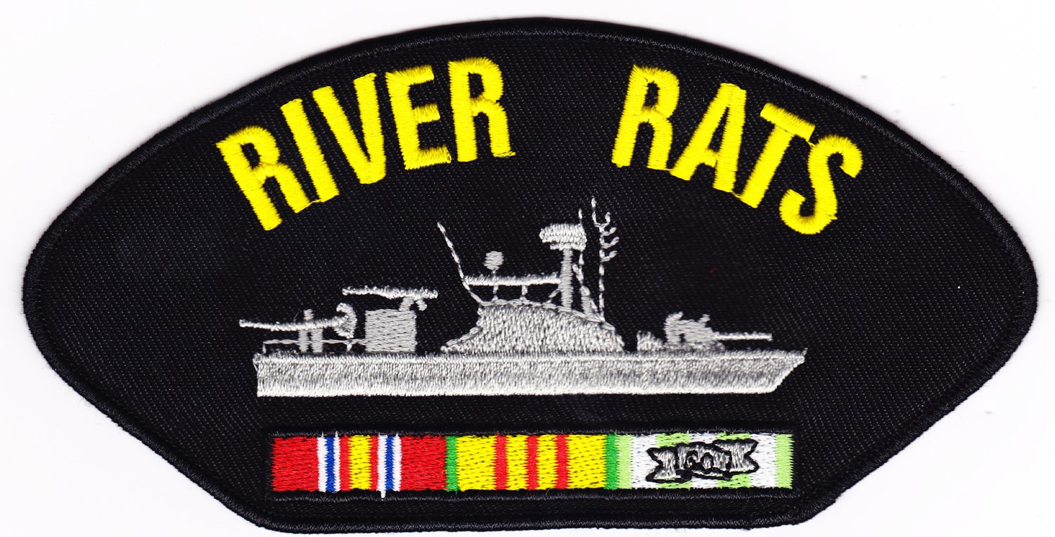 River Rats Vietnam HAT PATCH ONLY