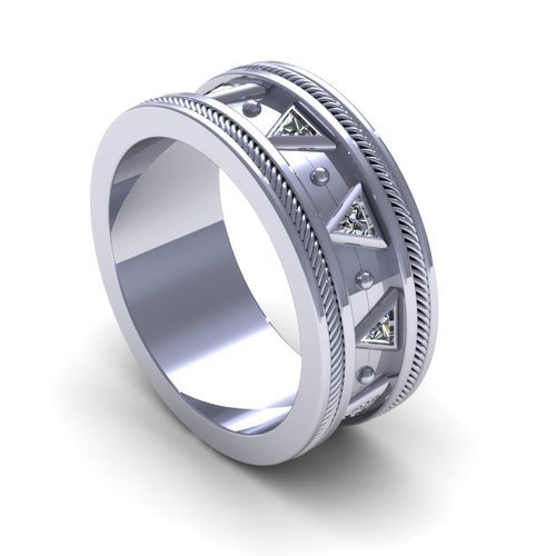 Incredible Tech Design Wedding Band