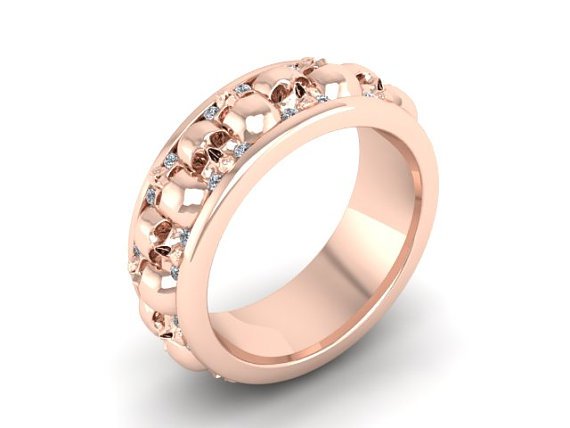 Skull Wedding Ring