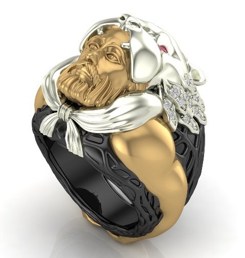 Hercules Ring in 14 k