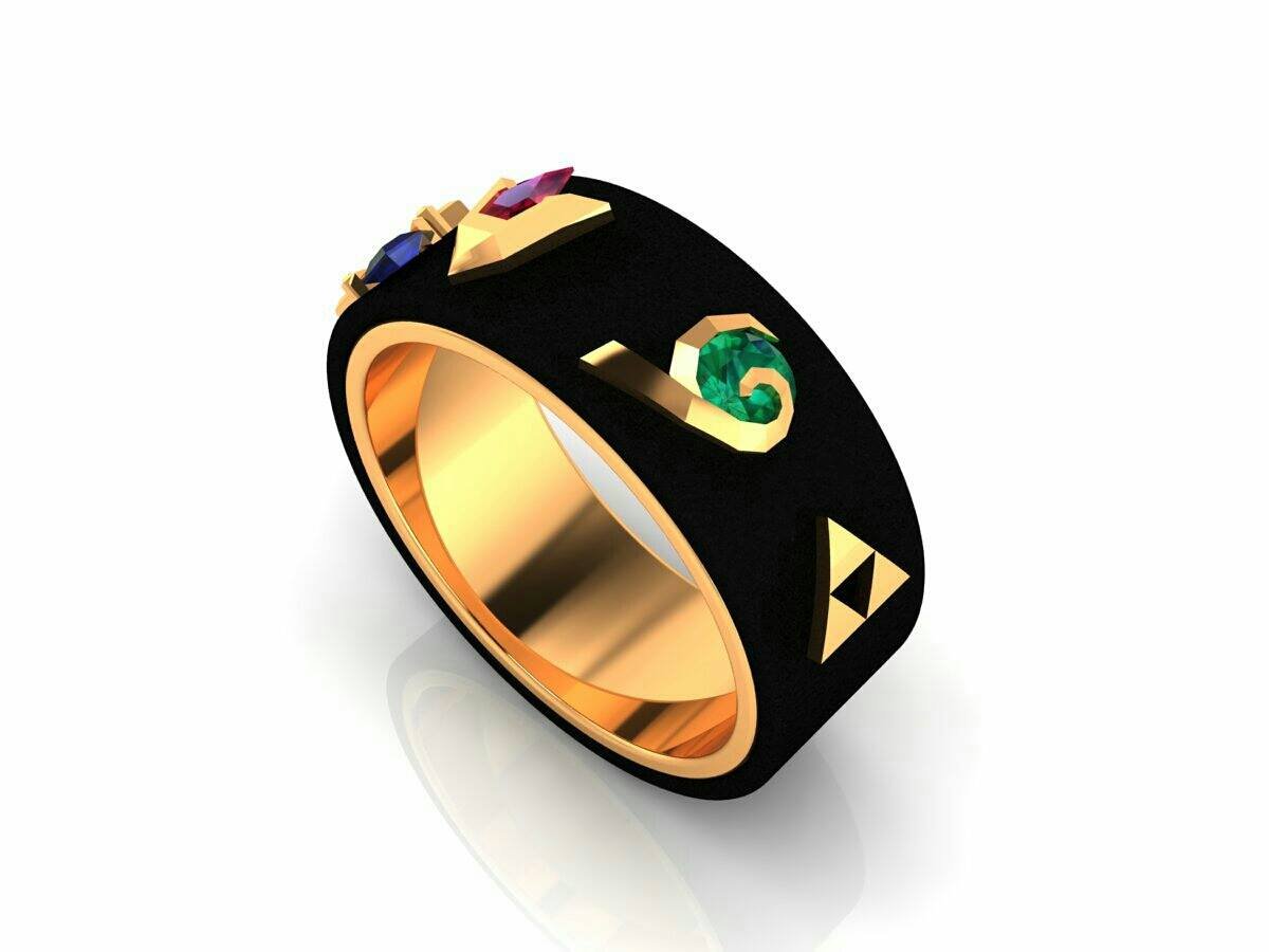 Legend of Zelda Engagement Ring 10k