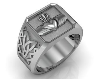Men's Claddah Ring Signet Ring