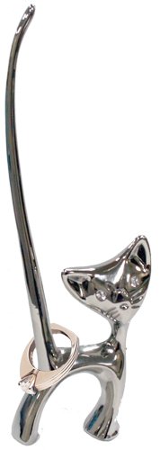 Stainless Steel Cat Ring Holder