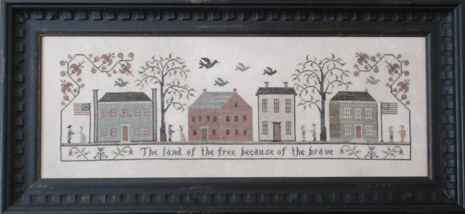 Land of the Free Cross Stitch Pattern