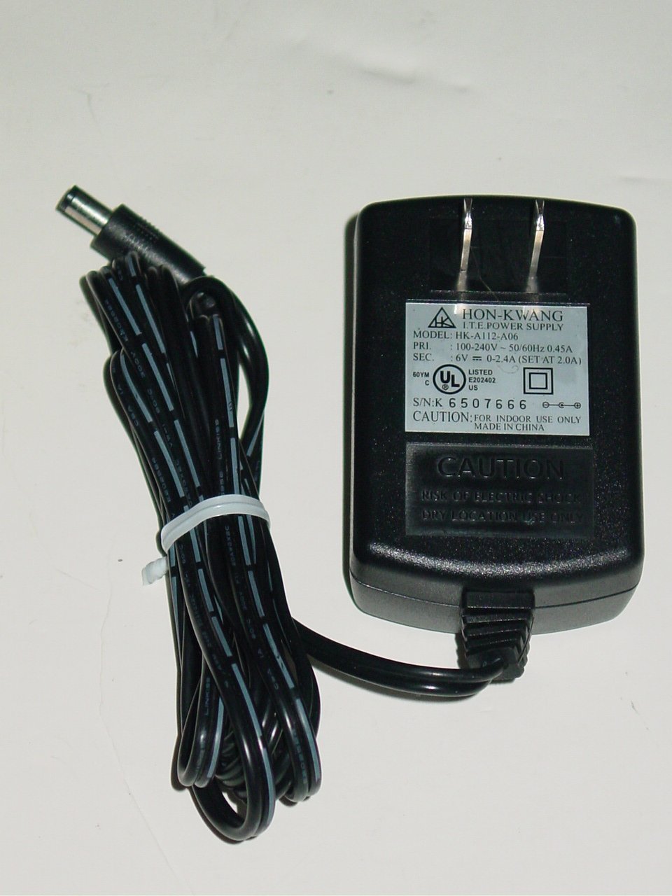Hon-Kwang HK-A112-A06 AC Adapter 6V for Slingbox Media SB100-100