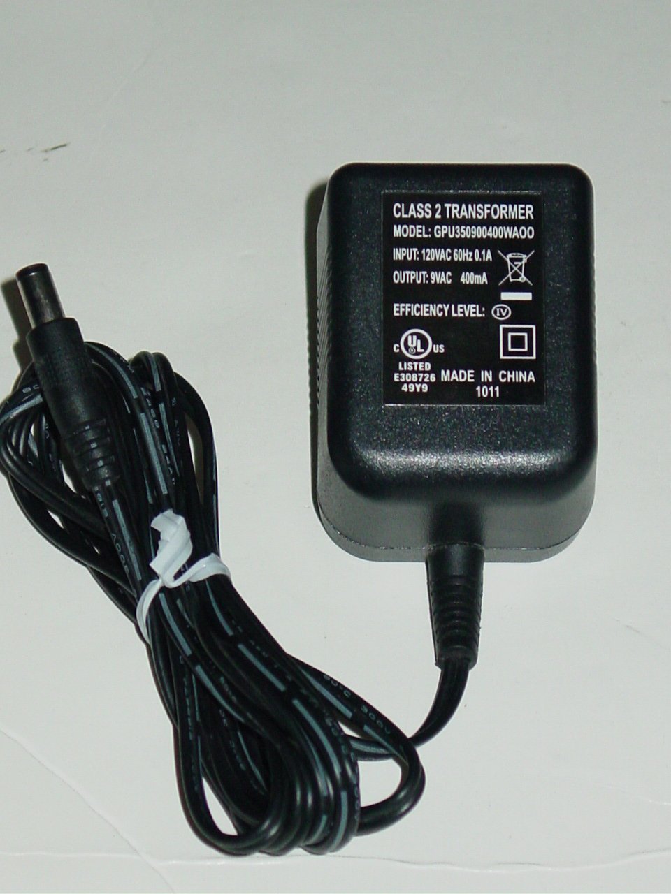 GPU350900400WA00 AC Adapter 9VAC 400mA