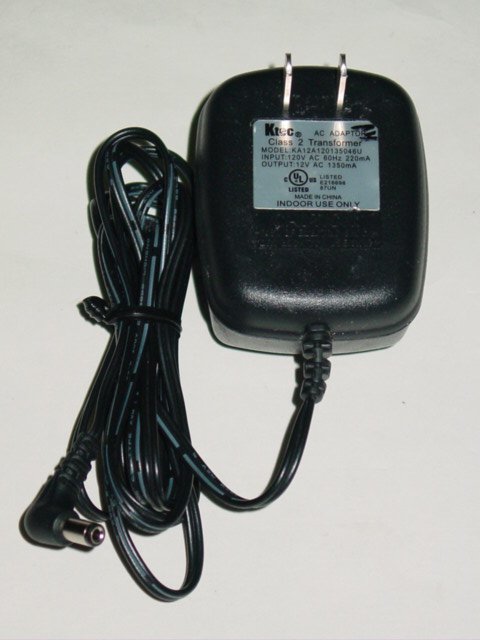 Ktec KA12A120135046U AC Adapter 12VAC 1350mA