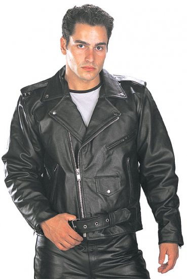 "Classic Men's TOP GRADE Biker Motorcycle Jacket" by Xelement