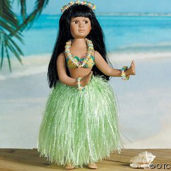 PORCELAIN HULA GIRL