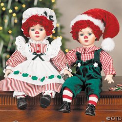 BOBBY & BETTY DOLLS AS SANTA & MRS CLAUS