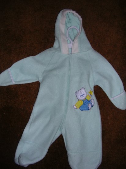 MINT GREEN SNOW SUIT