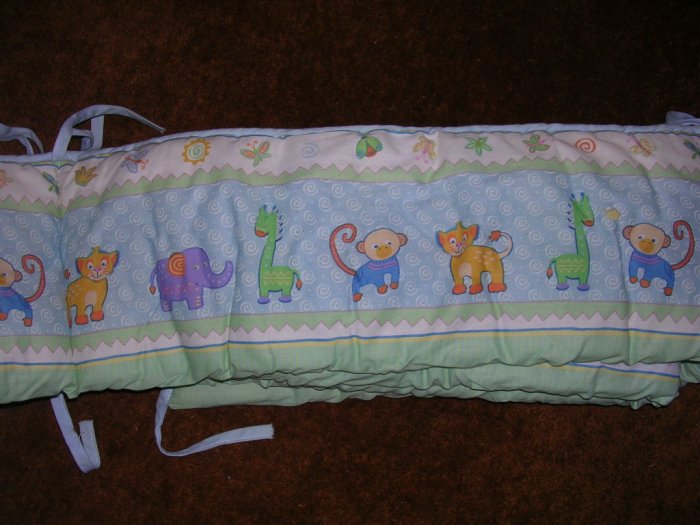 JUNGLE, LION KING CRIB BUMPER
