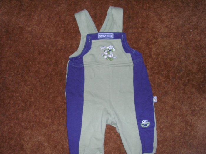 6-9 MOS SESAME STREET OVERALLS