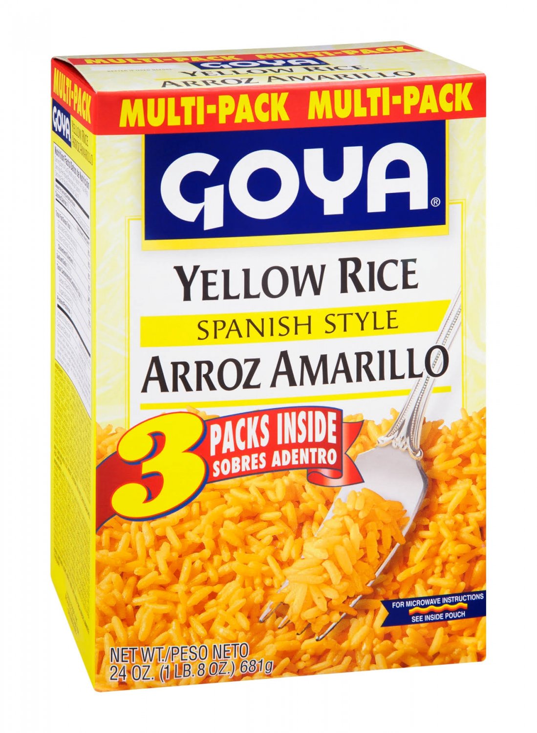 Goya Arroz Amarillo Spanish Style Yellow Rice 3 pack