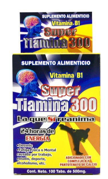 Super Tiamina Tabletas Mg Original