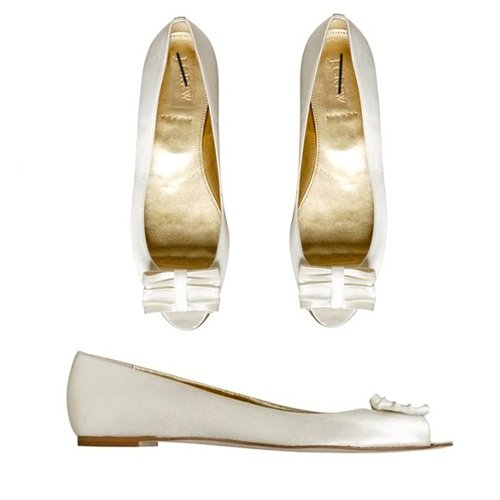 NEW J CREW DANIELA SATIN BALLET FLATS in IVORY sz 6