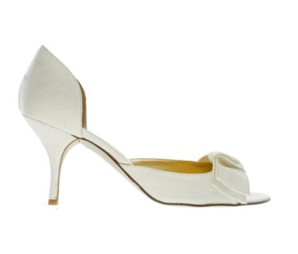 NEW J CREW LIZA D'ORSAY HEELS in IVORY sz 7