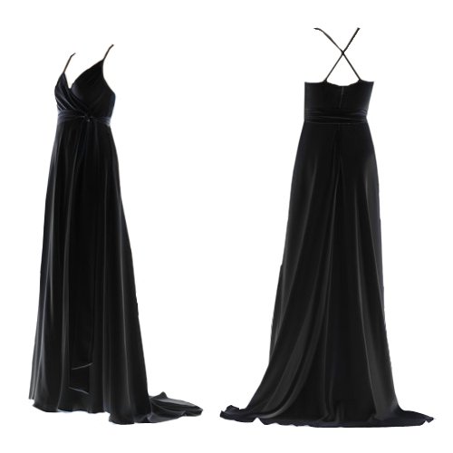 NWT J CREW BLACK GODDESS LONG SILK DRESS size 10