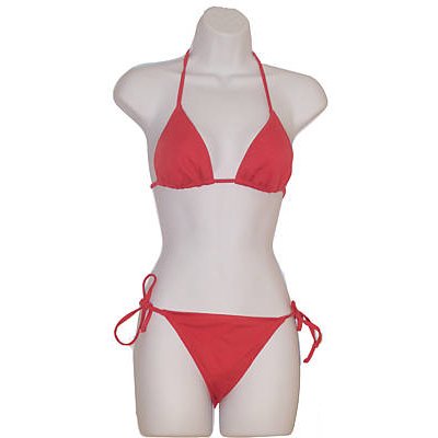NEW J CREW WATERMELON PADDED STRING BIKINI size SMALL