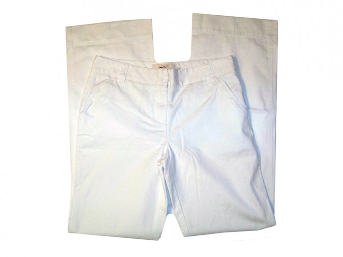 NEW J CREW FAVORITE FIT EVERYDAY CHINO PANTS in WHITE size 8T (8 Tall)