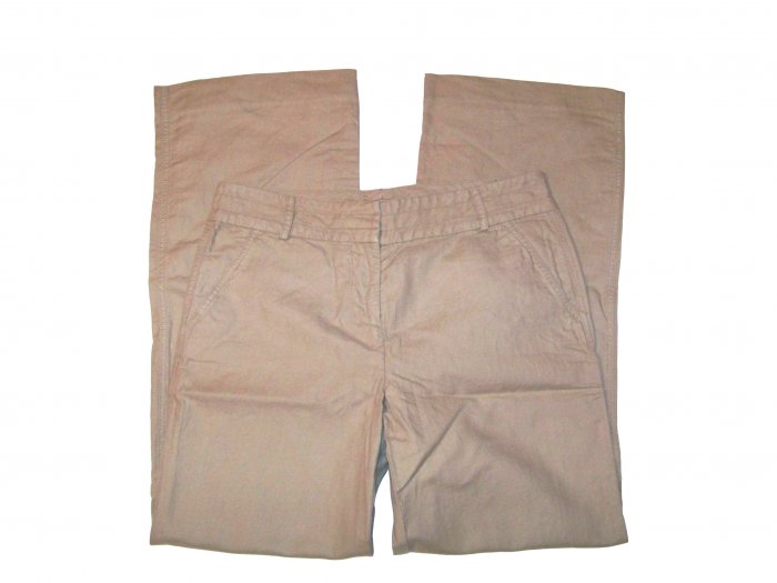 NEW J CREW FAVORITE FIT LINEN/COTTON TROUSERS size 8