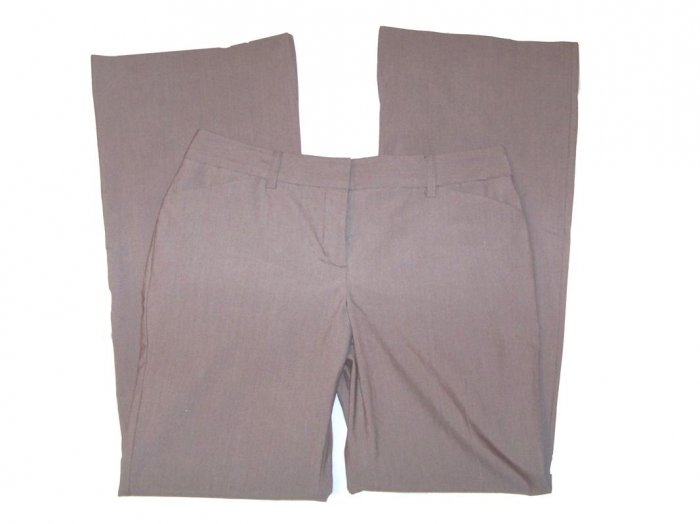 NEW EXPRESS EDITOR LUXURY STRETCH PANTS in MOCHA size 6