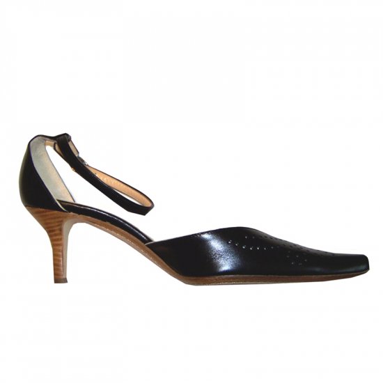 NEW J CREW BLACK POINTY-TOED HEELS size 7.5