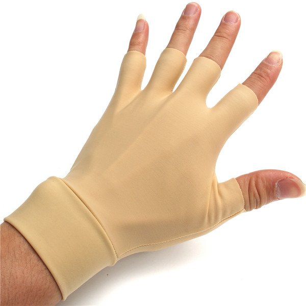 Antiedematic Gloves for Arthritis Hands Fingers Wrist Washable Elastic Fingerless Relieve Pain