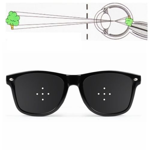 5 Holes Anti Fatigue Eyesight Vision Improve Pinhole Stenopeic Glasses Pin Hole Sunglasses