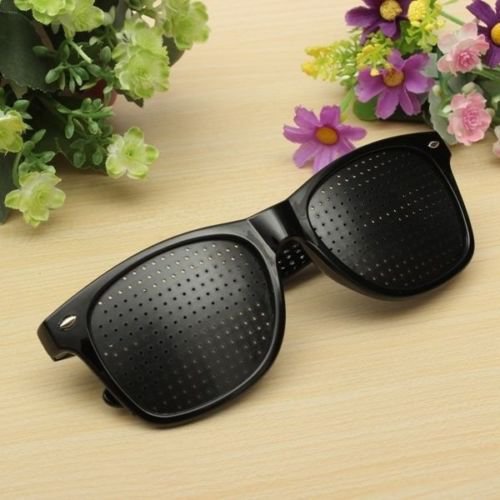 Anti Fatigue Eyesight Vision Improve Pinholes Stenopeic Glasses Eye Care Sunglasses
