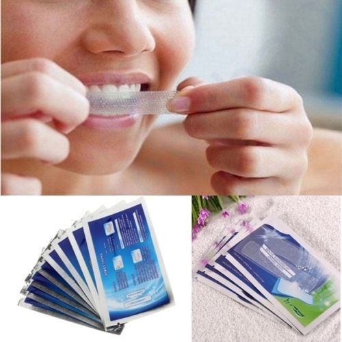 14 Pair 28Pcs Advanced Teeth Home Whitening Strips Tooth Bleaching Dental White Strip