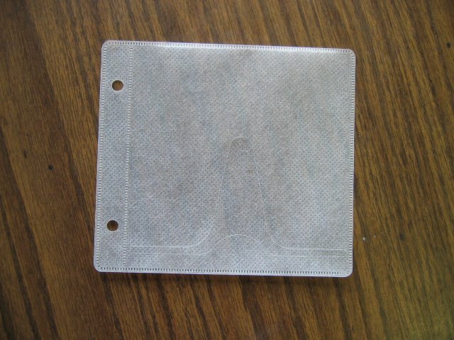 100 - 2 CD/DVD BINDING SLEEVES, WHITE- SF006