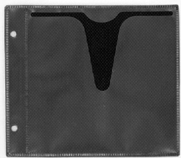 100 - 2 CD/DVD BINDING SLEEVES - SF006BLK