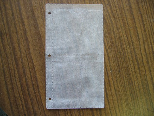 100 - 4 CD/DVD BINDING SLEEVES, WHITE - SF007
