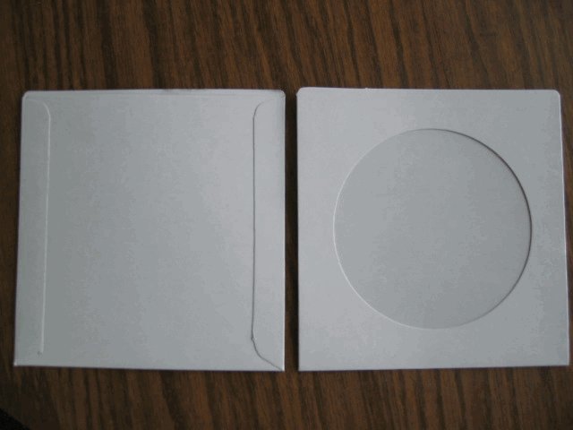 CARDBOARD CD SLEEVES W/ WINDOW - SF10