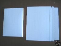 100 SINGLE DVD CASE CARDBOARD MAILERS, WHITE - JS90