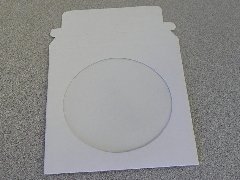 100 PCS CD DVD CARDBOARD MAILERS W/ WINDOW - JS91