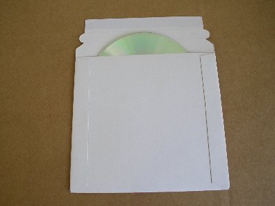100 PCS 6 x 6 1/4" CD DVD CARDBOARD MAILERS - JS92
