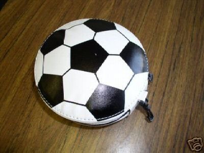 5 SPORTS CD WALLETS - HOLDS 24 CDS each - SOCCER