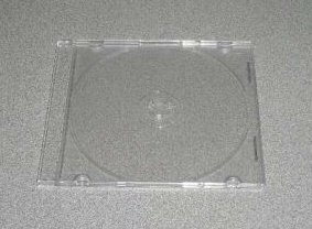 100 5.2mm SLIM JEWEL CASES W/ FROSTY CLEAR TRAYS- CZ06