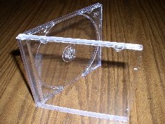 100 NEW SINGLE JEWEL CASES W/ CLEAR TRAY - KC04PK