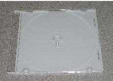 100 5.2mm SLIM JEWEL CASES W/ WHITE TRAY- PSC16WHT